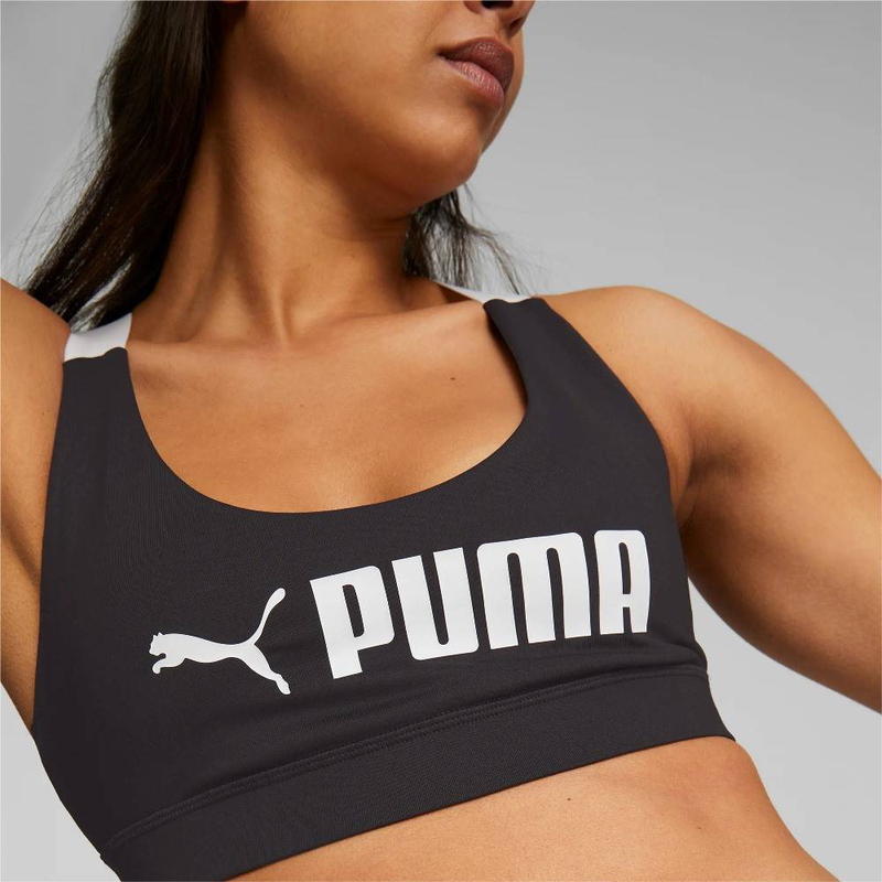 Fit mid impact training bra image number null