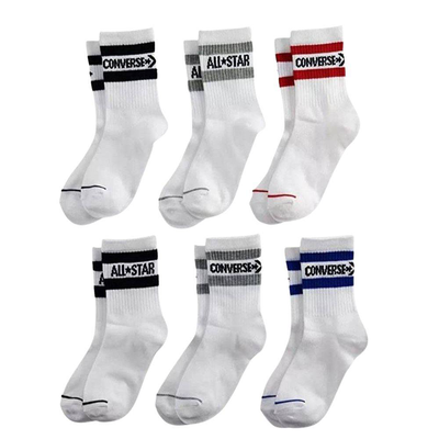 Wordmark crew 6pk, White, medium