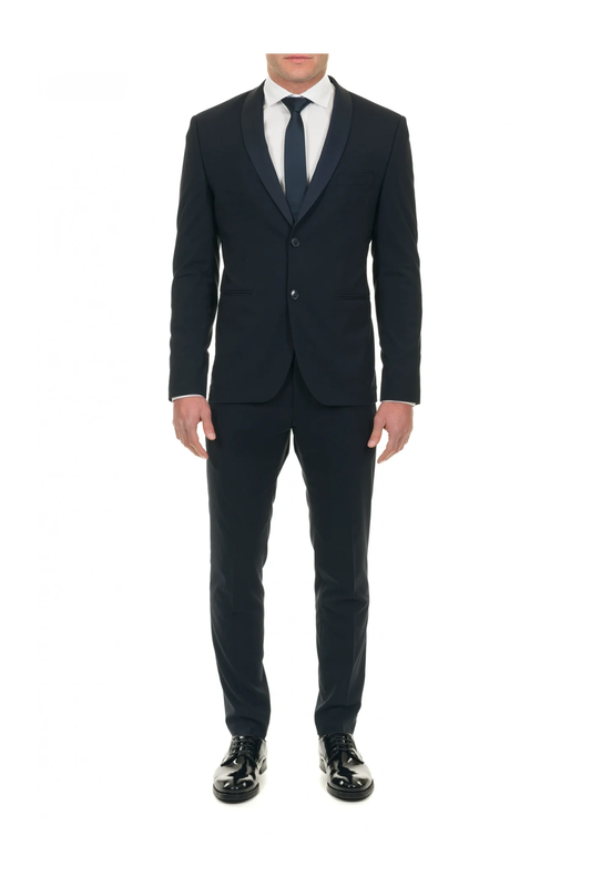 No name athens blue smoking suit-null