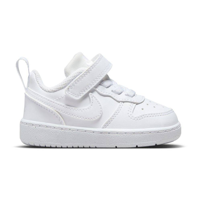 Court borough low recraft infant shoes, White / White, medium