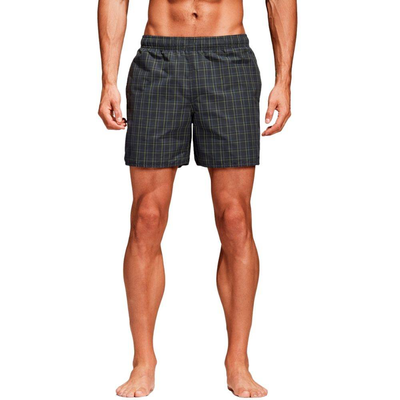 Check swim short mens, Carbon Green, medium
