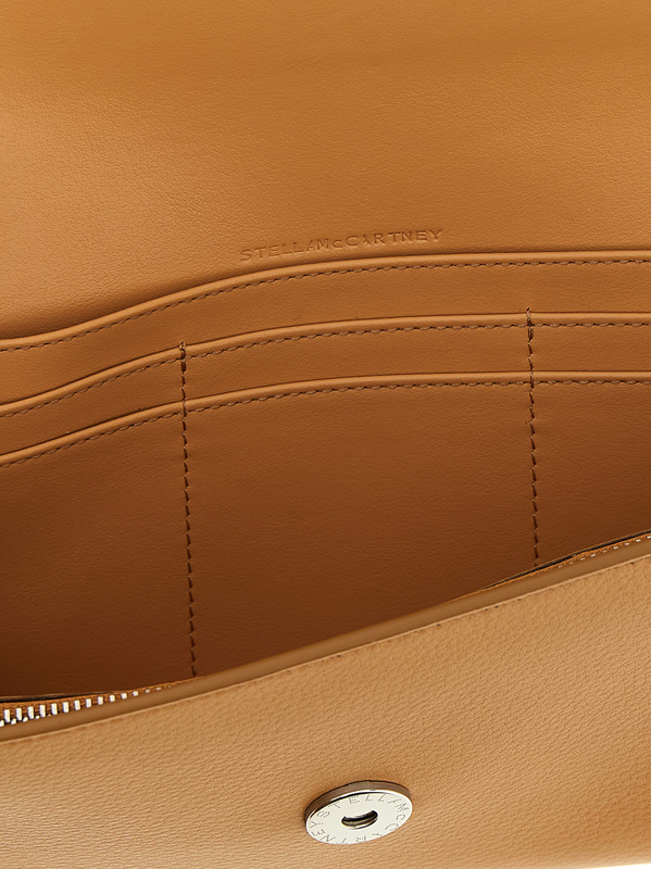 Beige polyamide cardholder-null