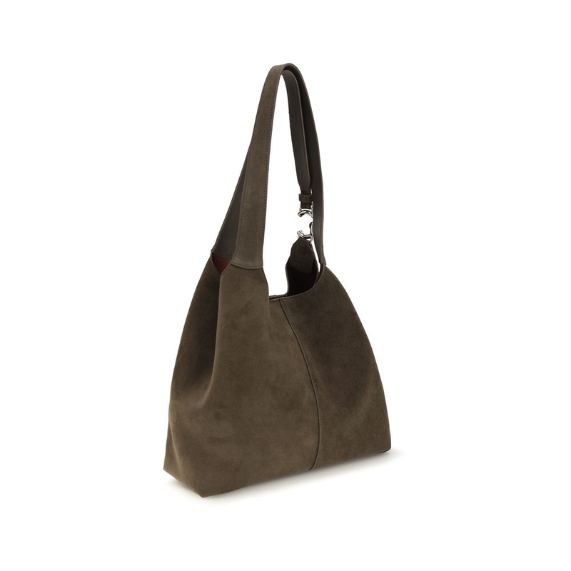 Brown calf leather bos taurus shoulder bag-null