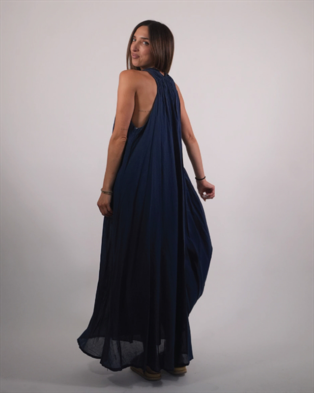 Long linen dress 25406-null
