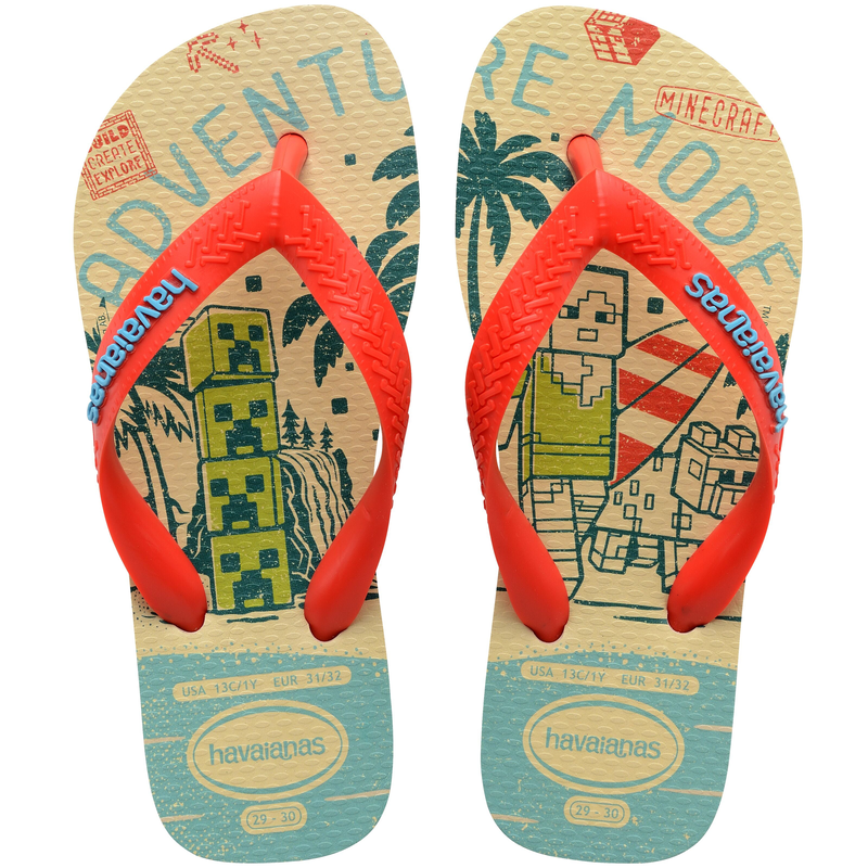 Havaianas kids minecraft-null