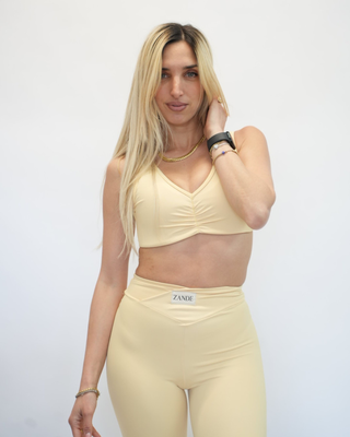 Zande honey bralette zss2627, Yellow, medium