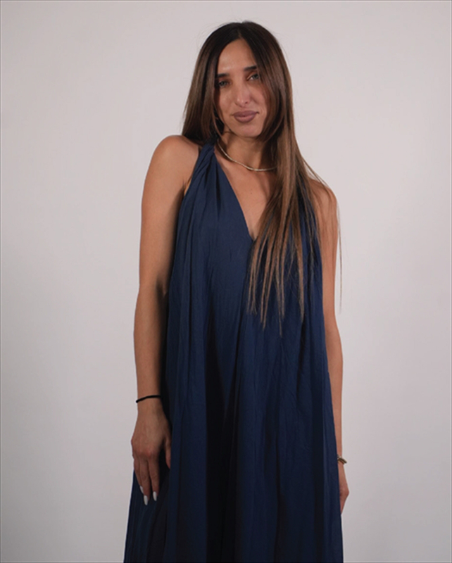 Long linen dress 25406-null