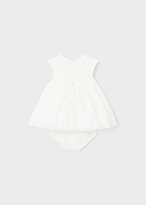 Product image: Φορεμα συνδυασμενο πλεκτο με βρακακι κρεμ-null