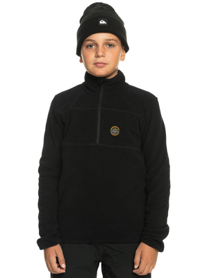 Quiksilver boys aker - technical half-zip fleece (eqbft03862, Kvj0-black, medium