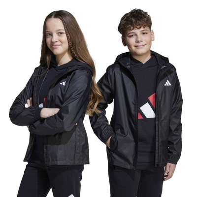 J rain jacket, Black, medium
