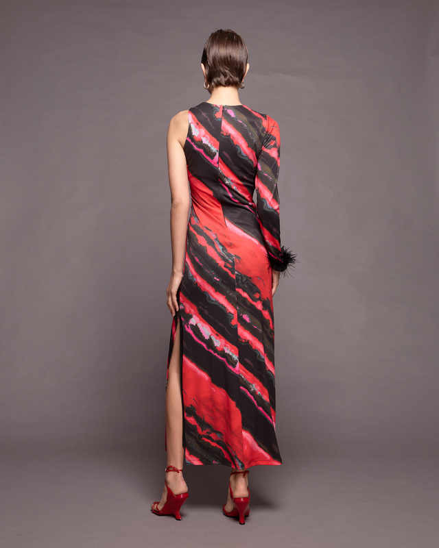 Maxi dress printed-null