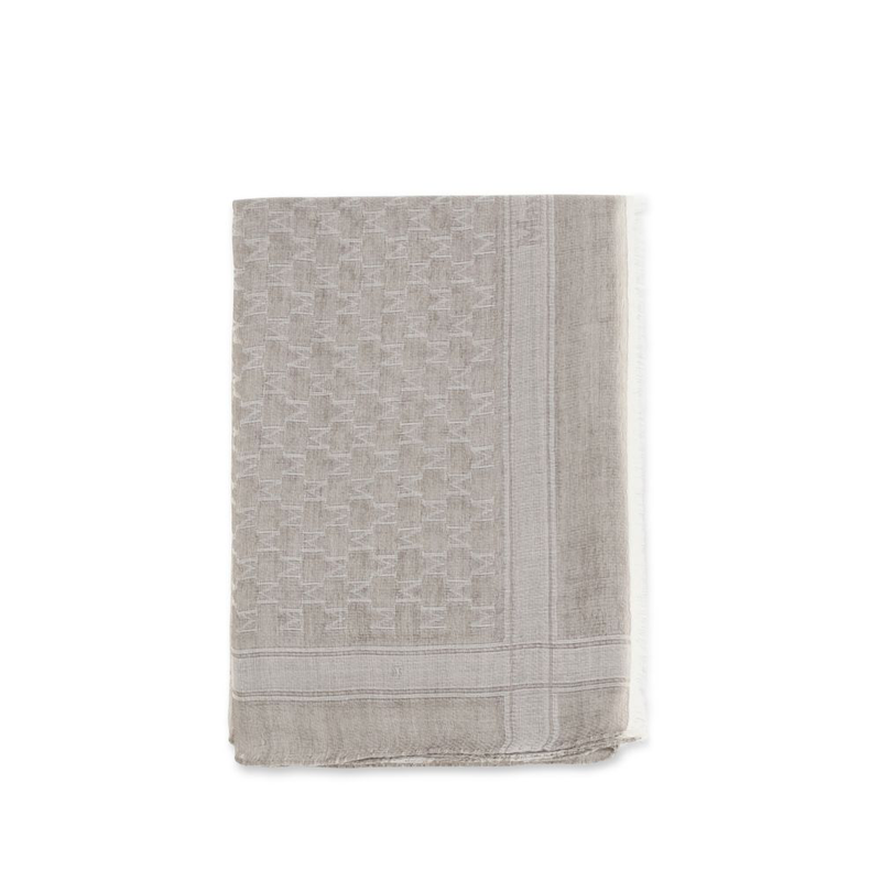 Beige lamb ovis aries aries scarf-null