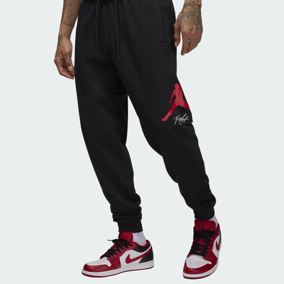Mens essential fleece baseline pant, Black, medium