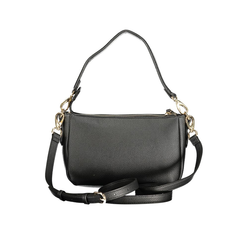Black polyethylene handbag-null