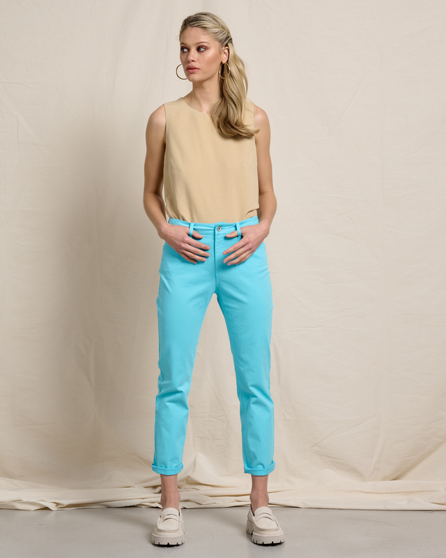 Trouser cotton five pockets image number null