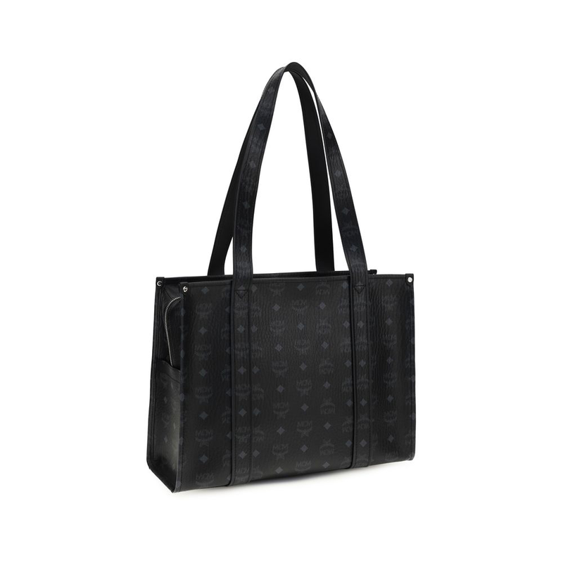 Black fabric shoulder bag-null