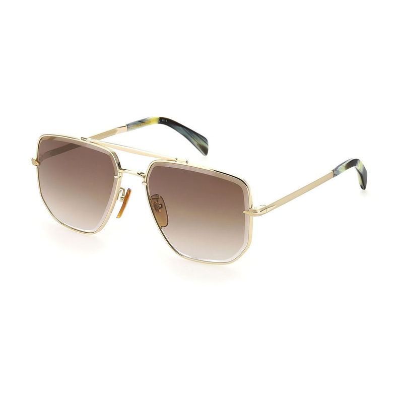Gold metal sunglasses-null