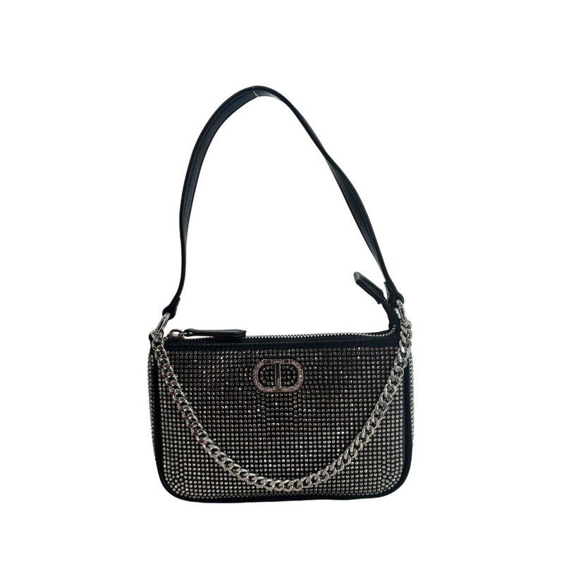 Purple pu women shoulder bag-null