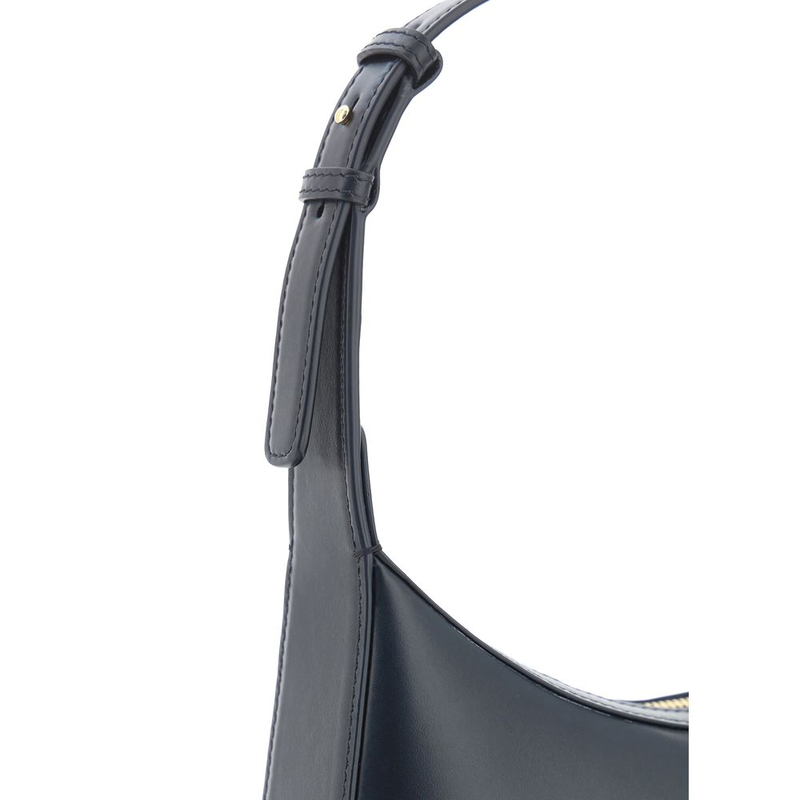 Black calf leather bos taurus shoulder bag-null