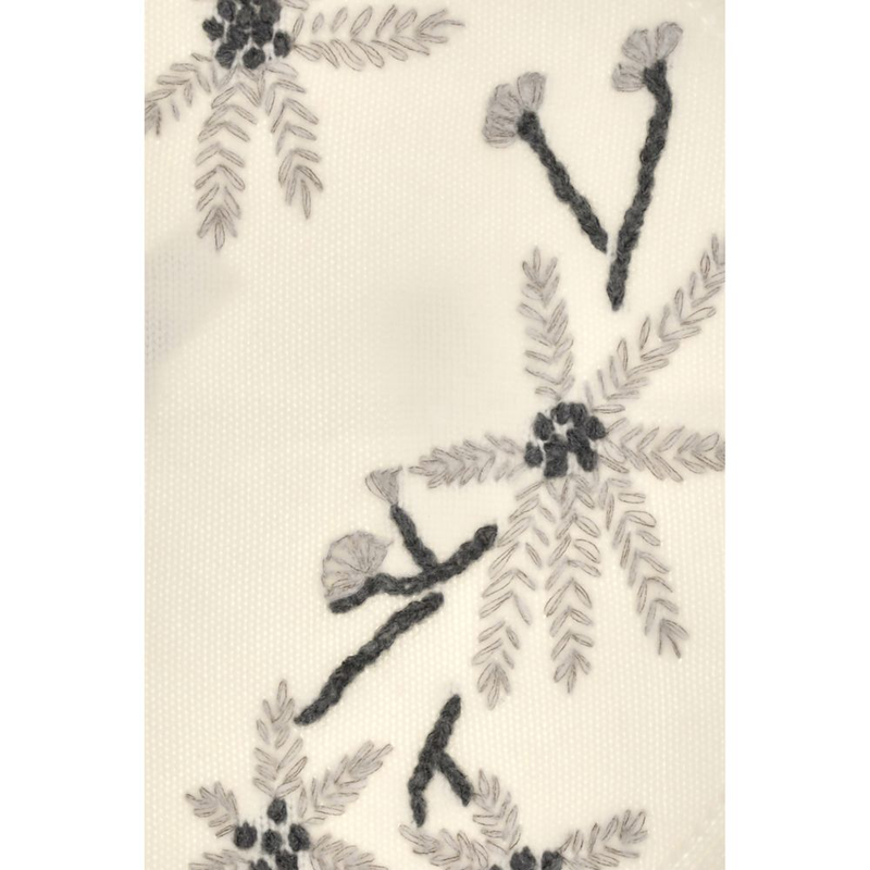 Beige wool oves aries scarf-null