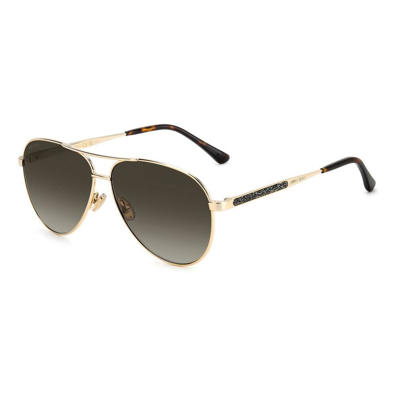 Gold metal sunglasses-null