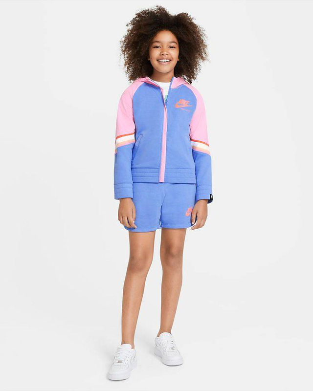 Girls sportswear heritage full-zip hoodie-null