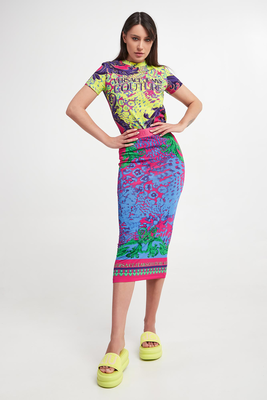 Versace skirt, Multi, medium