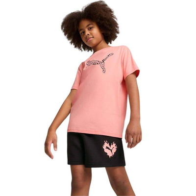 Puma junior flaming love set, Pink, medium