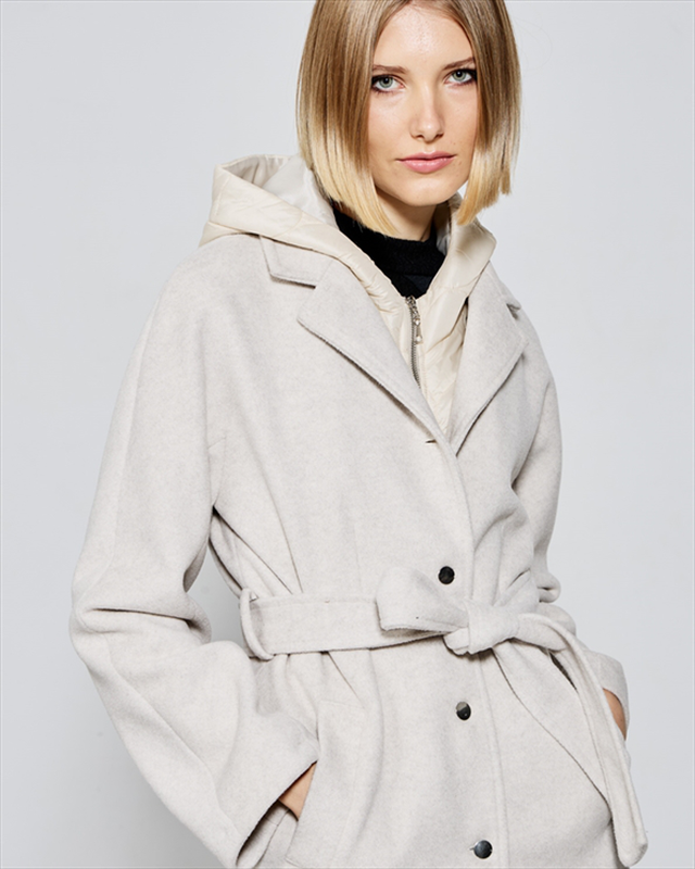 Coat inside down jacket-null