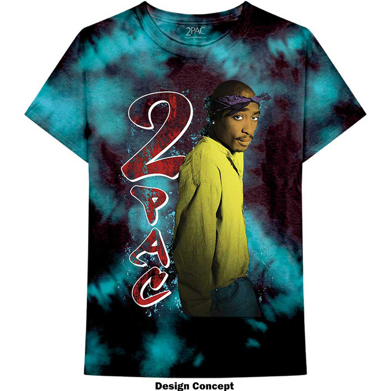 Tupac unisex tshirt vintage tupac dye-wash-null