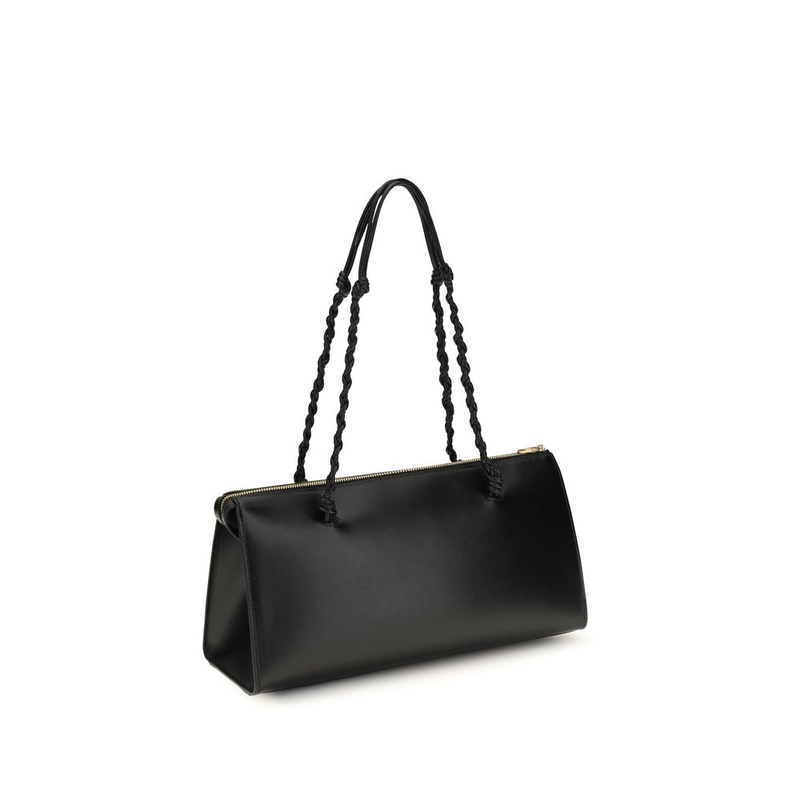 Black calf leather bos taurus shoulder bag-null