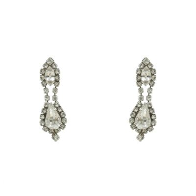 Kendal, White Swarovski Crystals, medium