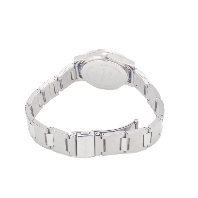 Gray stainless steel dress watch-null