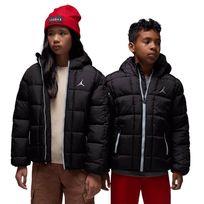 Nike jordan junior essential mdwt puffer, Black, medium