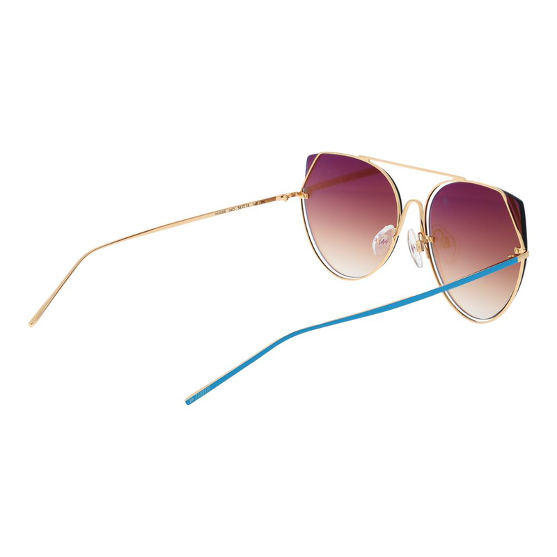 Gold metal sunglasses-null