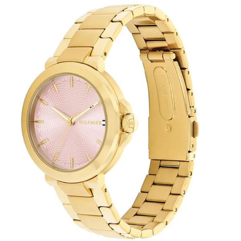 Tommy hilfiger ss watch with textured dial, , medium image number null