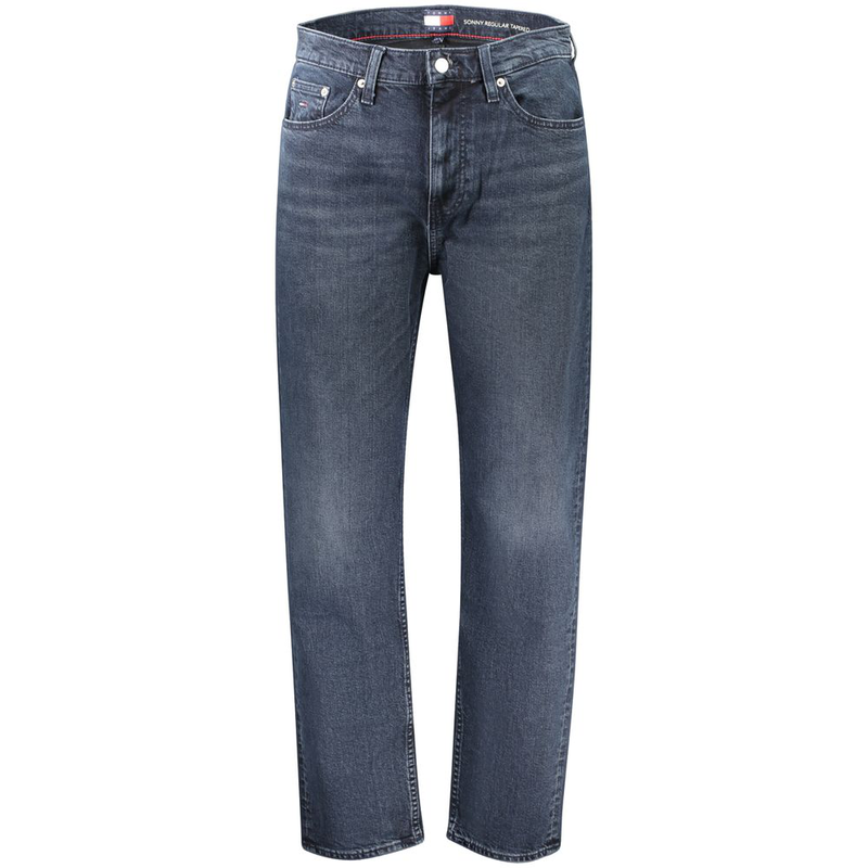Blu cotton men's jeans-null
