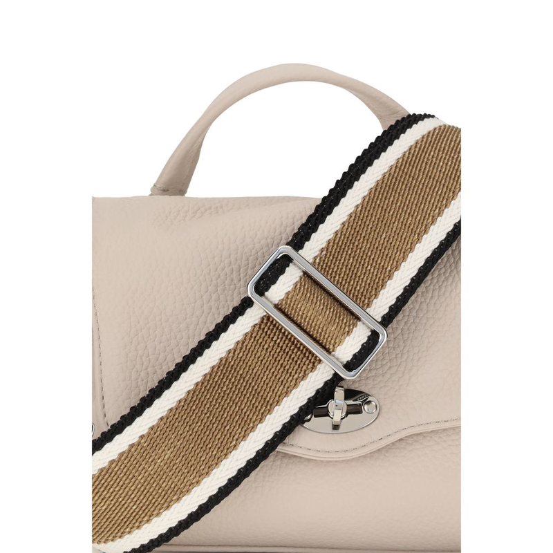 White calf leather bos taurus handbag-null