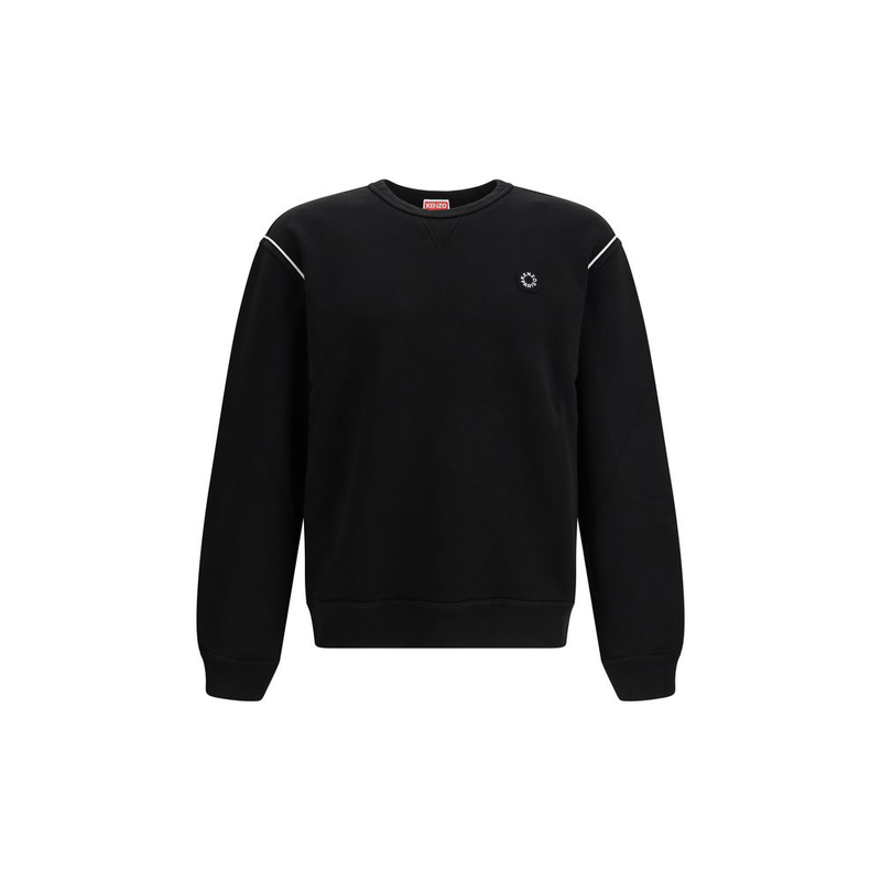 Black cotton sweatshirt-null