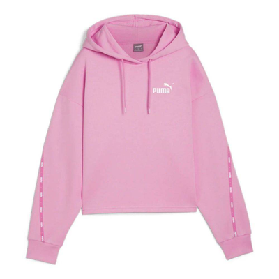 Essentials tape hoodie fleece, Dusty Pink, medium