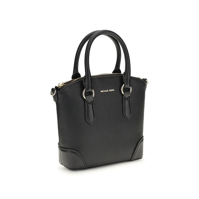 Black calf leather bos taurus handbag-null