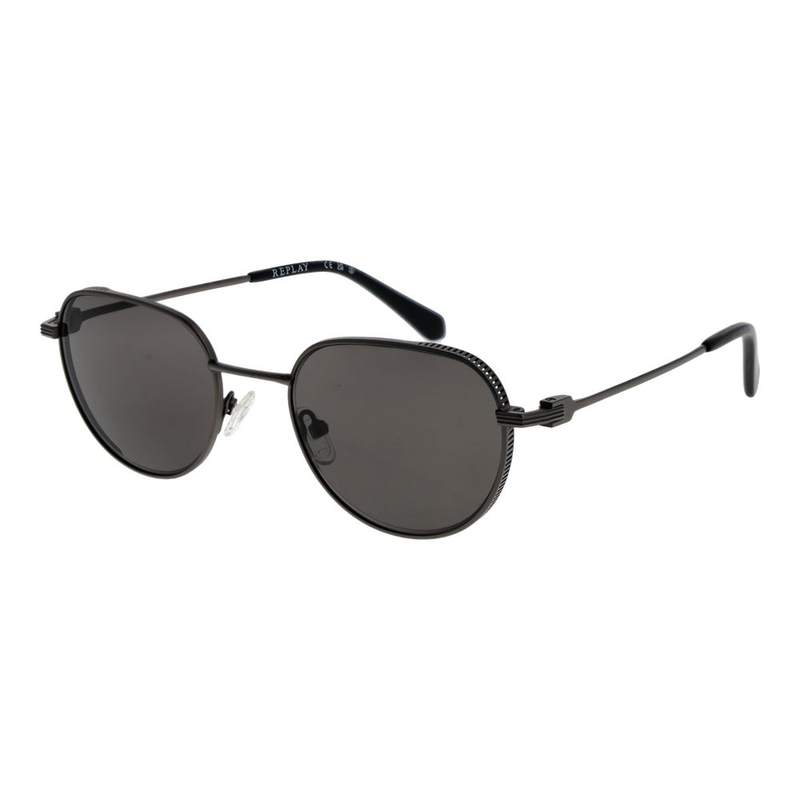 Gray metal sunglasses-null