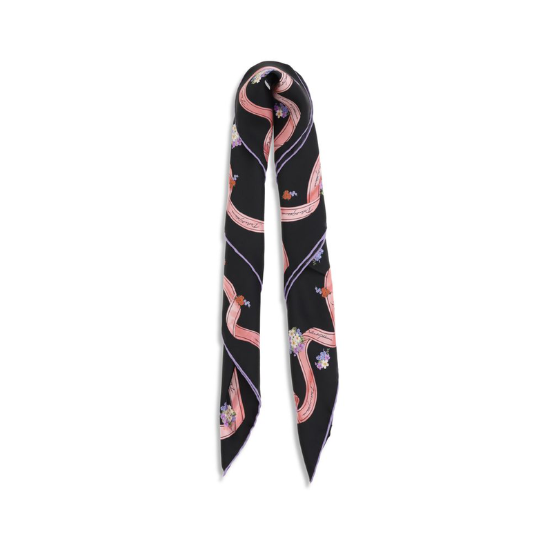 Multicolor silk scarf-null