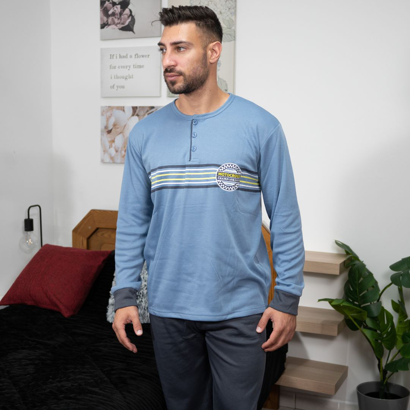 Product image: Mens pajamas with stamp #m3304-null