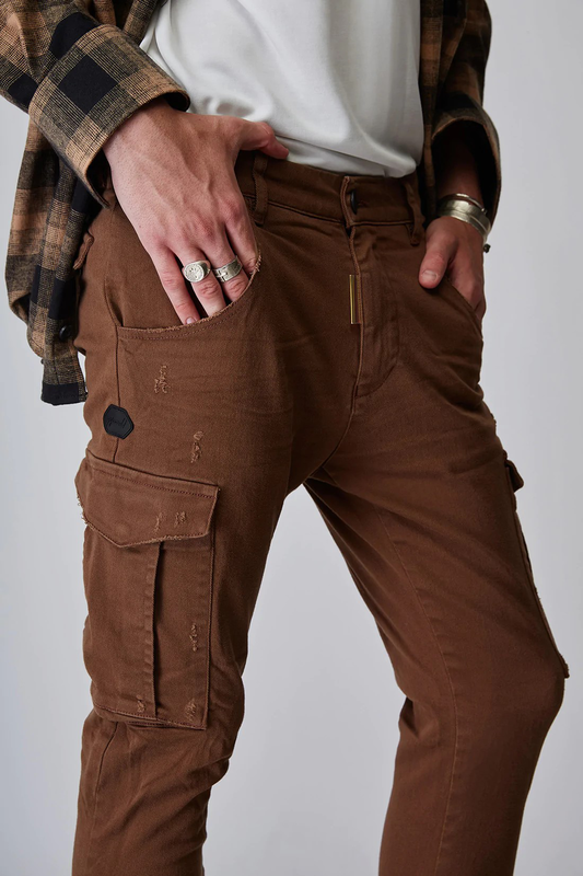 Stefan urban style pants with legband-null