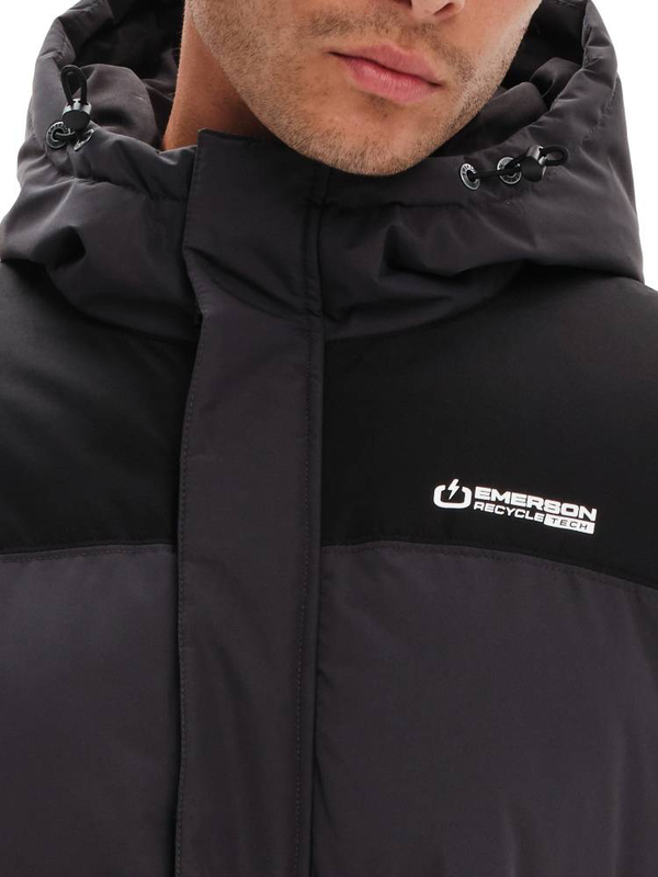 Men&rsquo;s hooded puffer jacket-null