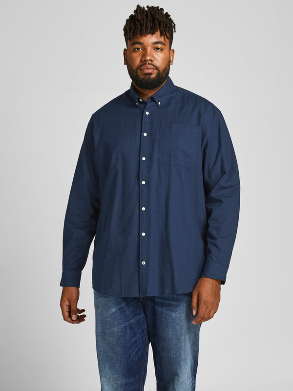 Plussize jjeoxford shirts - navy blazer-null
