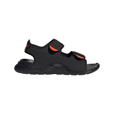 Swim sandal c, Black, medium