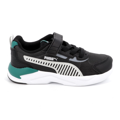 Puma x-ray 3 lt ac+ preschool boys running shoes black 401494-05, Black, medium
