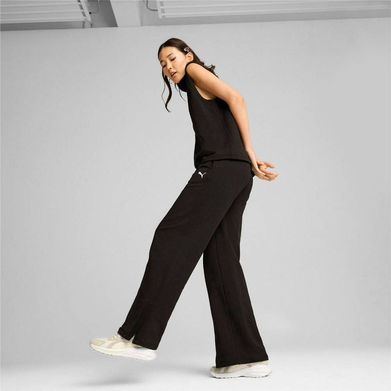 Her high-waist straight leg pants training-null